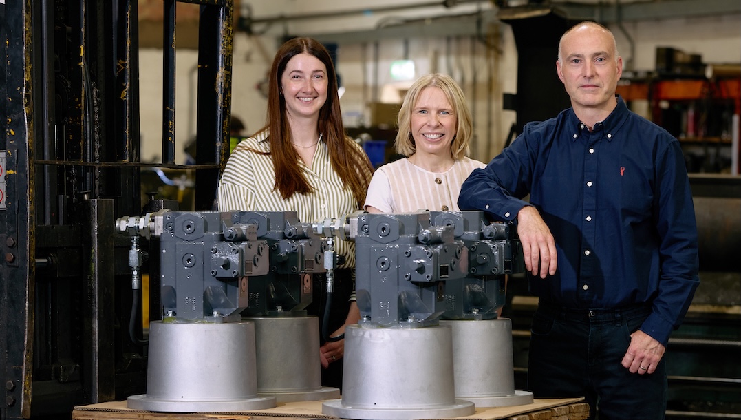 East Yorkshire Hydraulics Rebecca Pickering, Sarah Newbould, Andrew Kirby